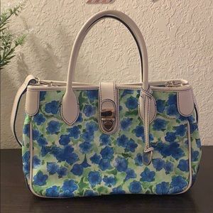 Dooney & Bourke Leather Floral print satchel